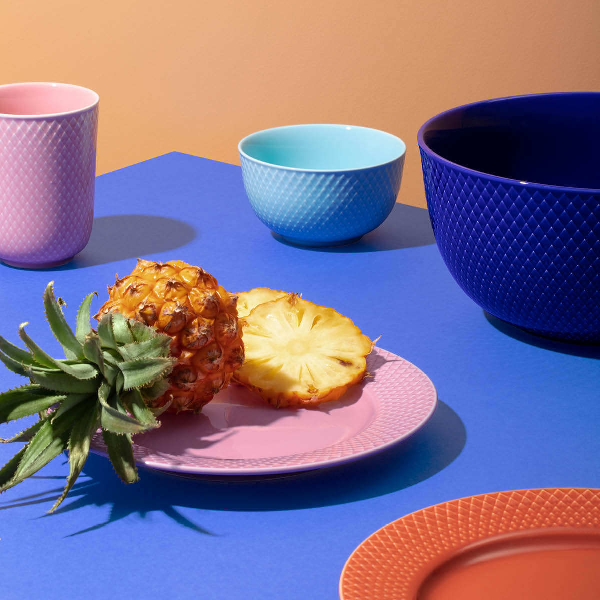 Rhombe Color Skål 11 cm Turkos