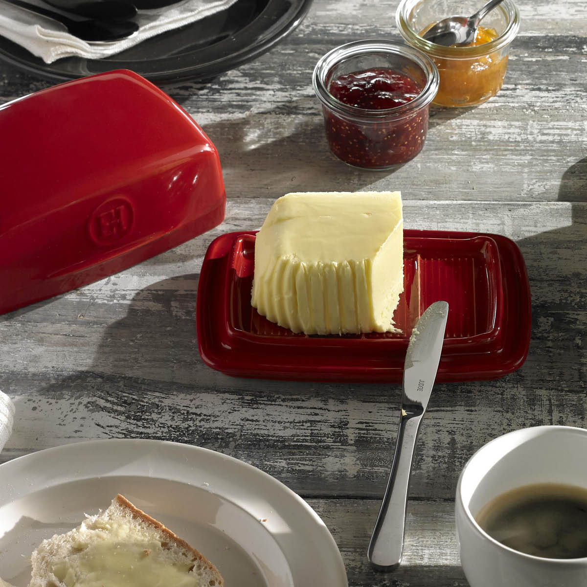 Smörask 0,4L Burgund