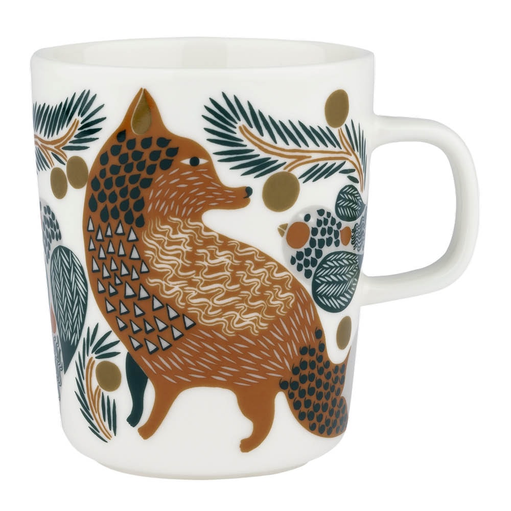 Oiva/Ketunmarja Mugg 25 cl Vit