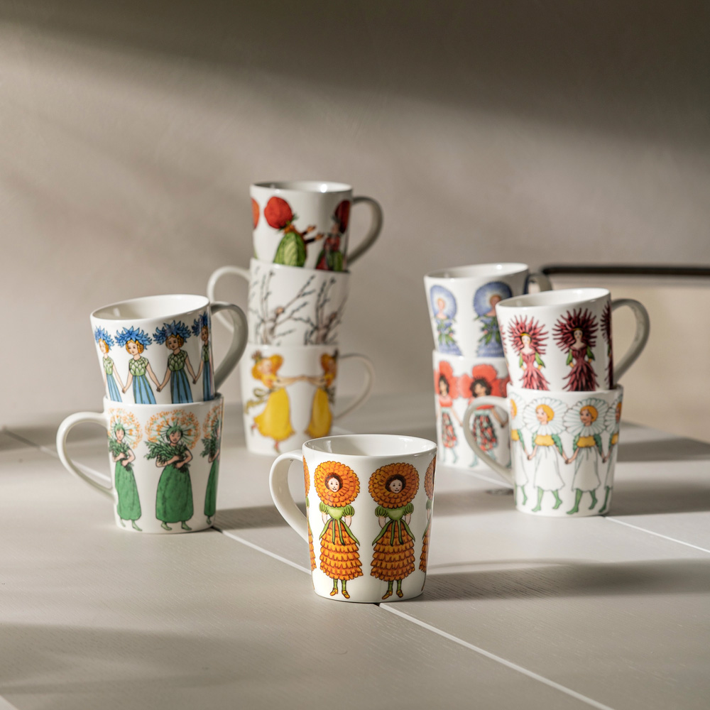 Elsa Beskow Mugg Fru Aster 40 cl
