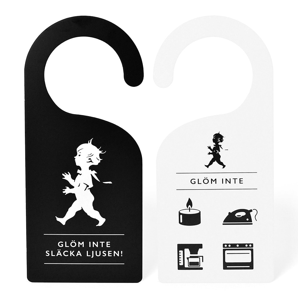 Dörrhängare Svart/Vit