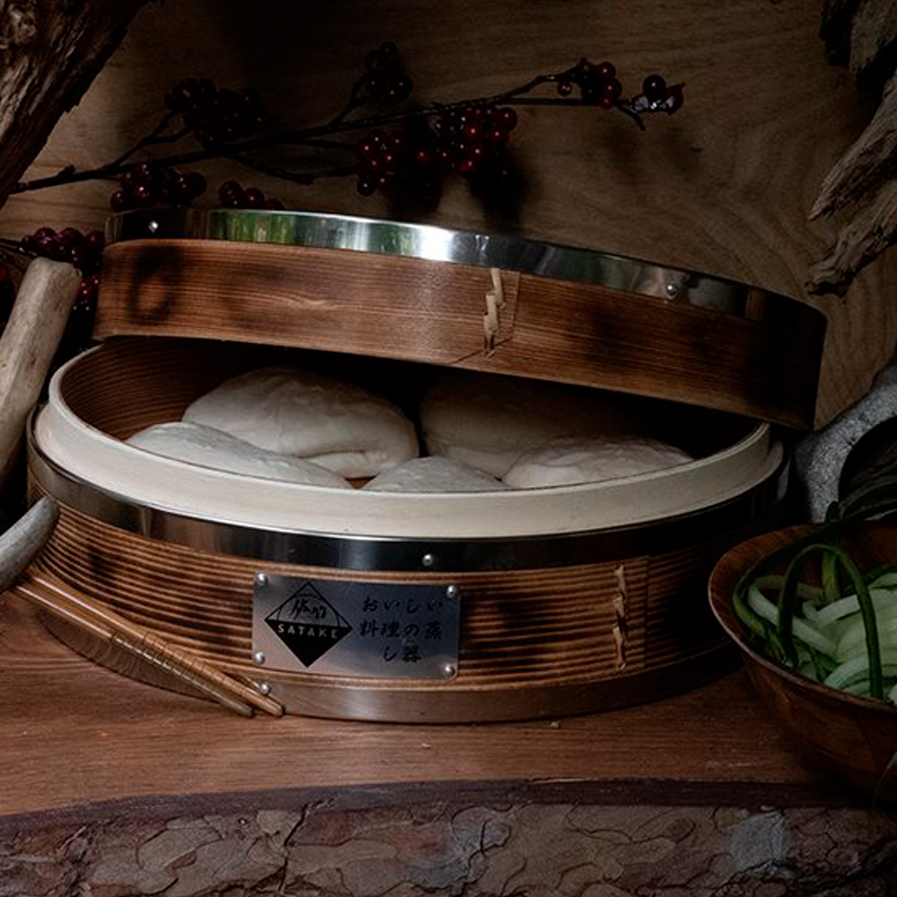 Ångkokare 25 cm Bambu