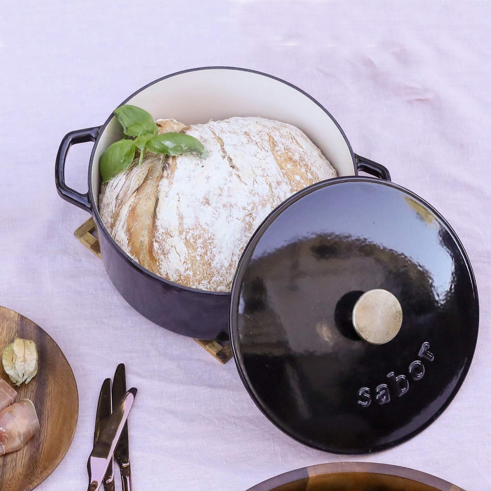 Sabor Gjutjärnsgryta 4,4 L Svart