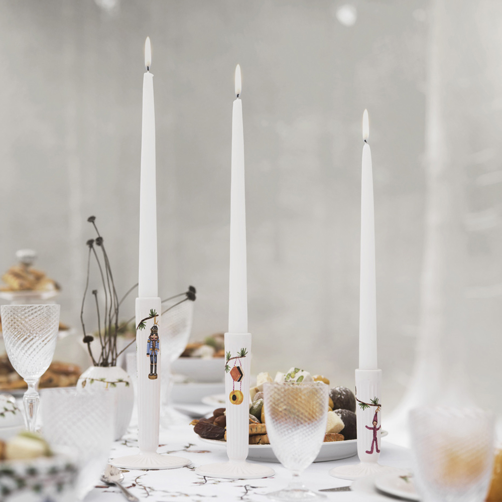 Hammersh?i Christmas Ljusstake 16 cm Vit