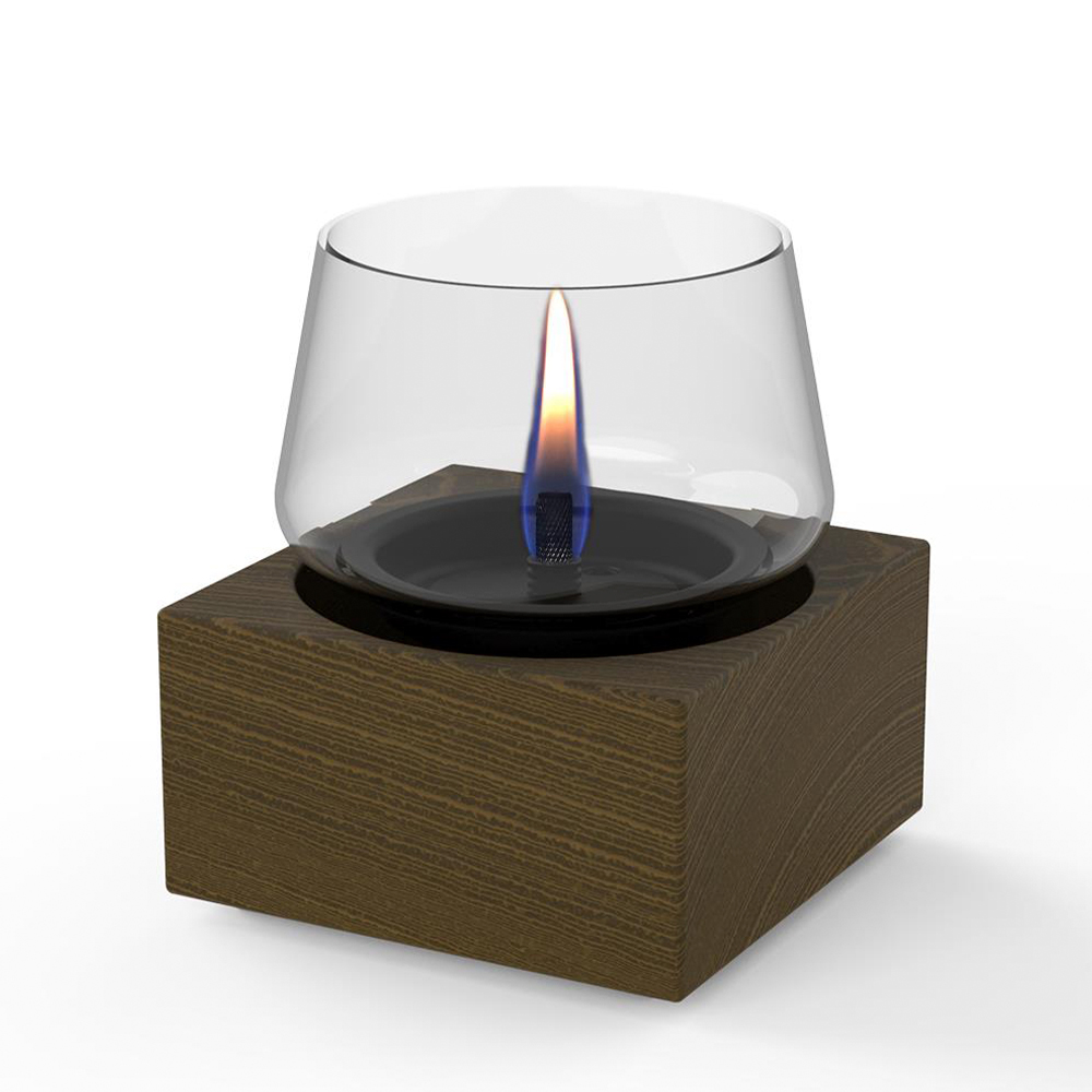 Poppy Lykta 16 cm Brun