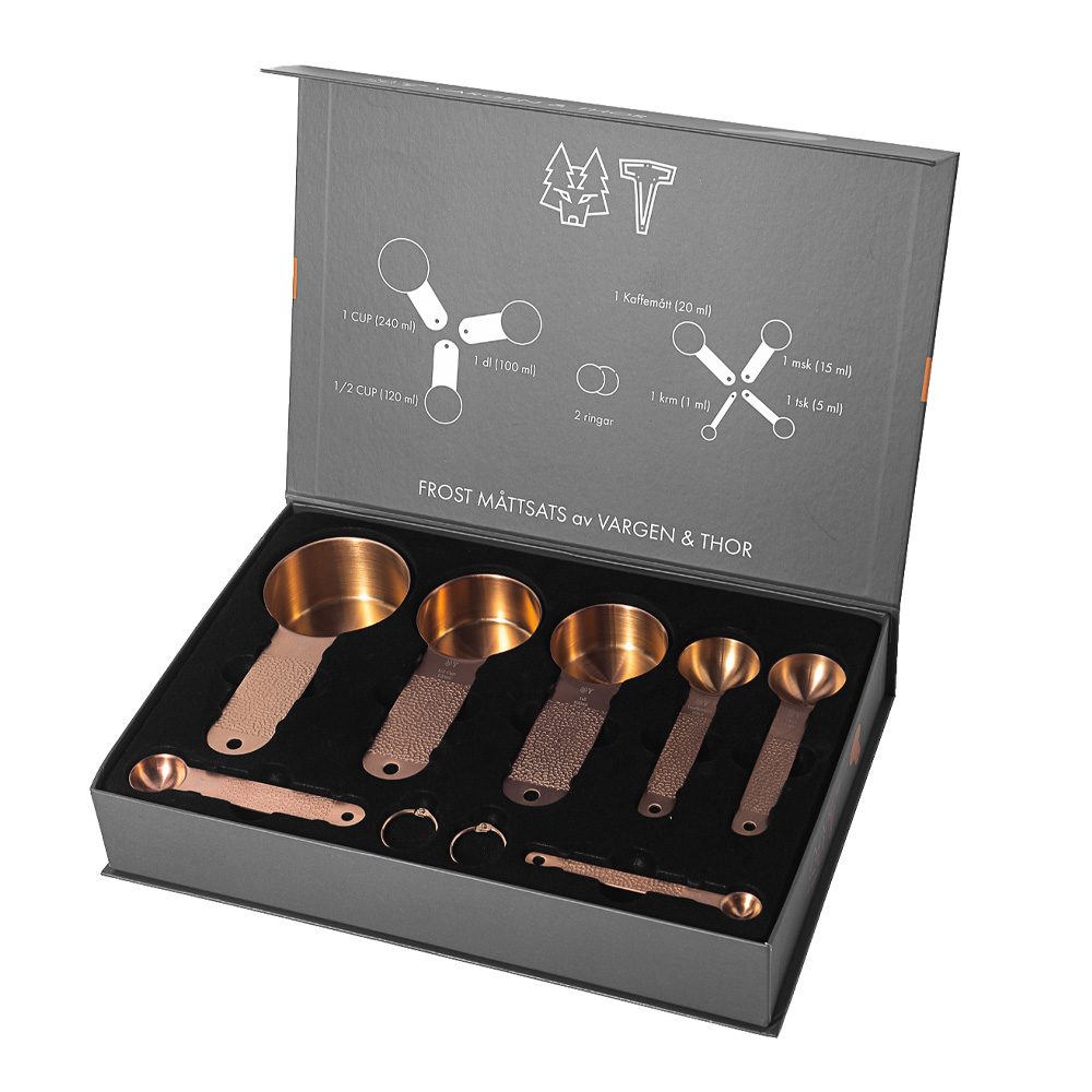 Frost Måttsats 7 delar Koppar