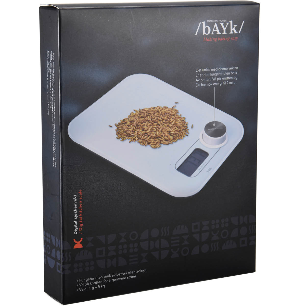 bAYk Köksvåg Dynamo Vit