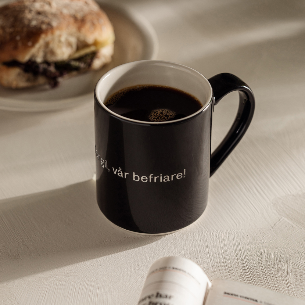 Astrid Lindgren Mugg Svart All makt åt Tengil