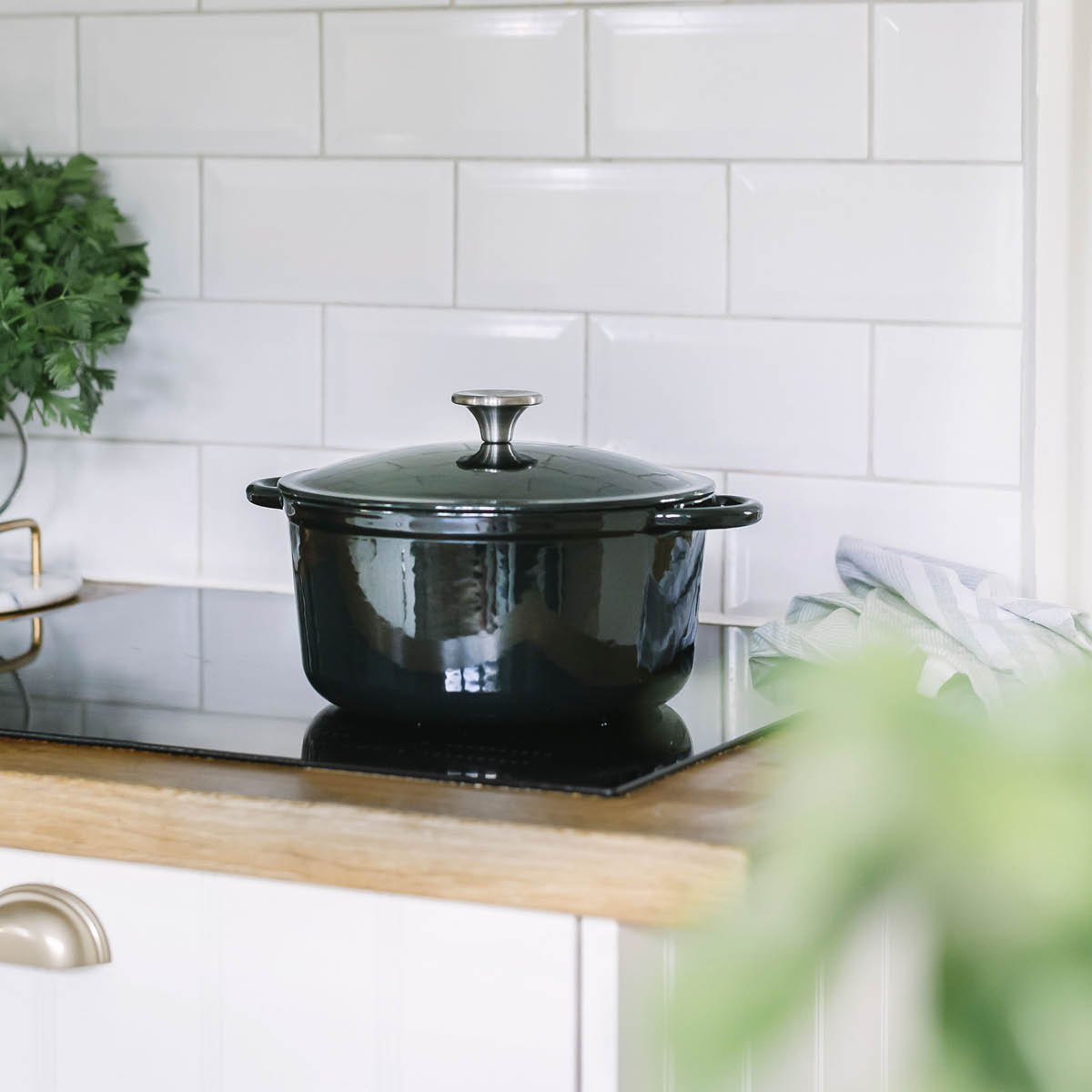 Gjutjärnsgryta 4 liter Svart