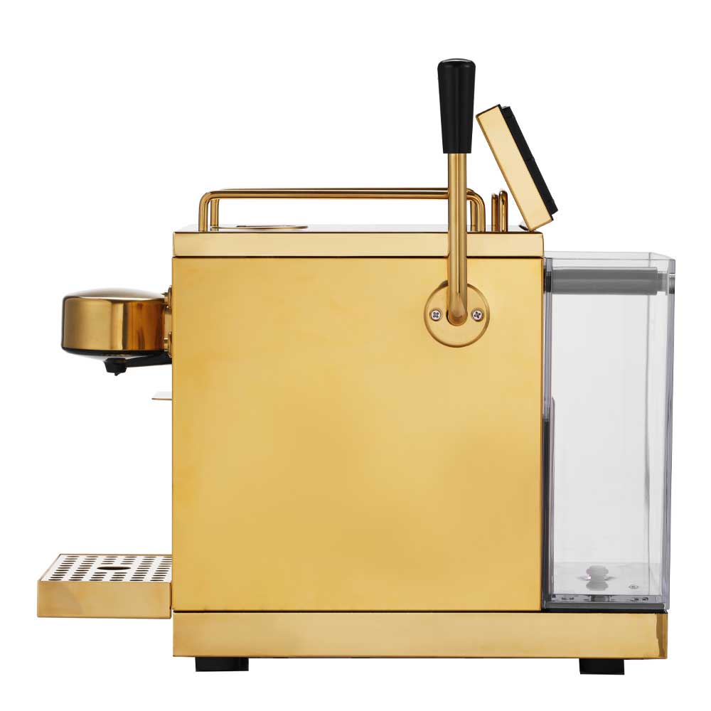 Espressomaskin för kapslar Mässing