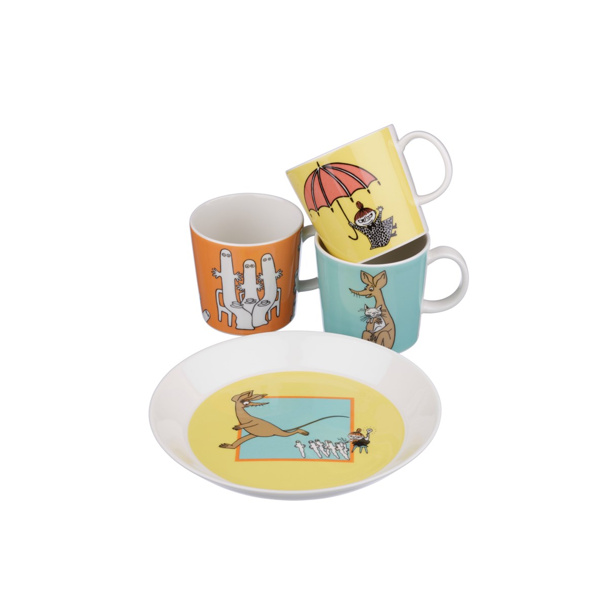 Muminmugg Hattifnattarna Orange