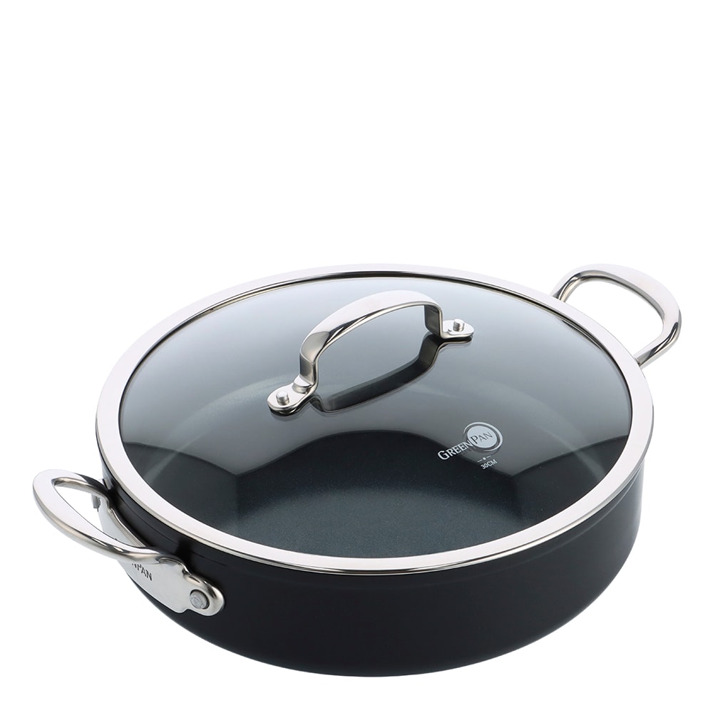 Barcelona Pro Traktörpanna med lock 30 cm