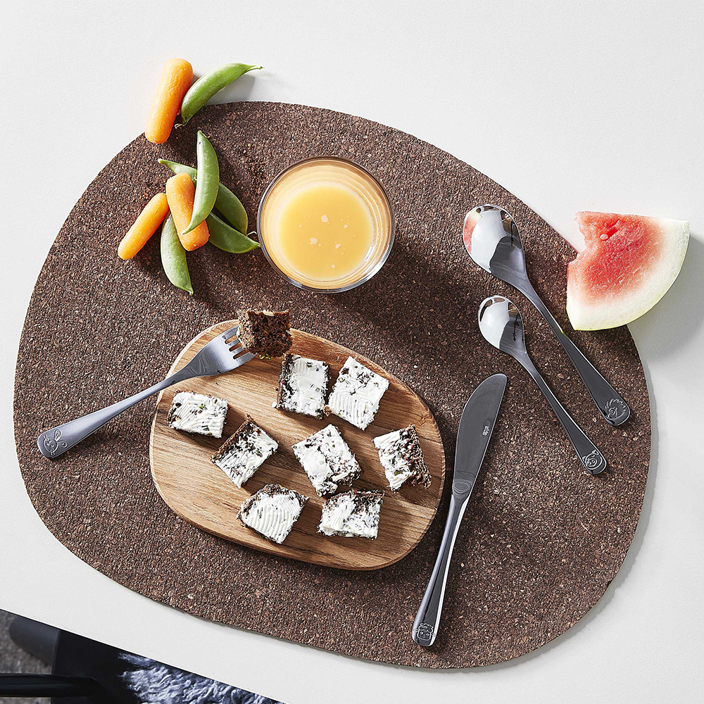 Barnbestick 4 delar Silver