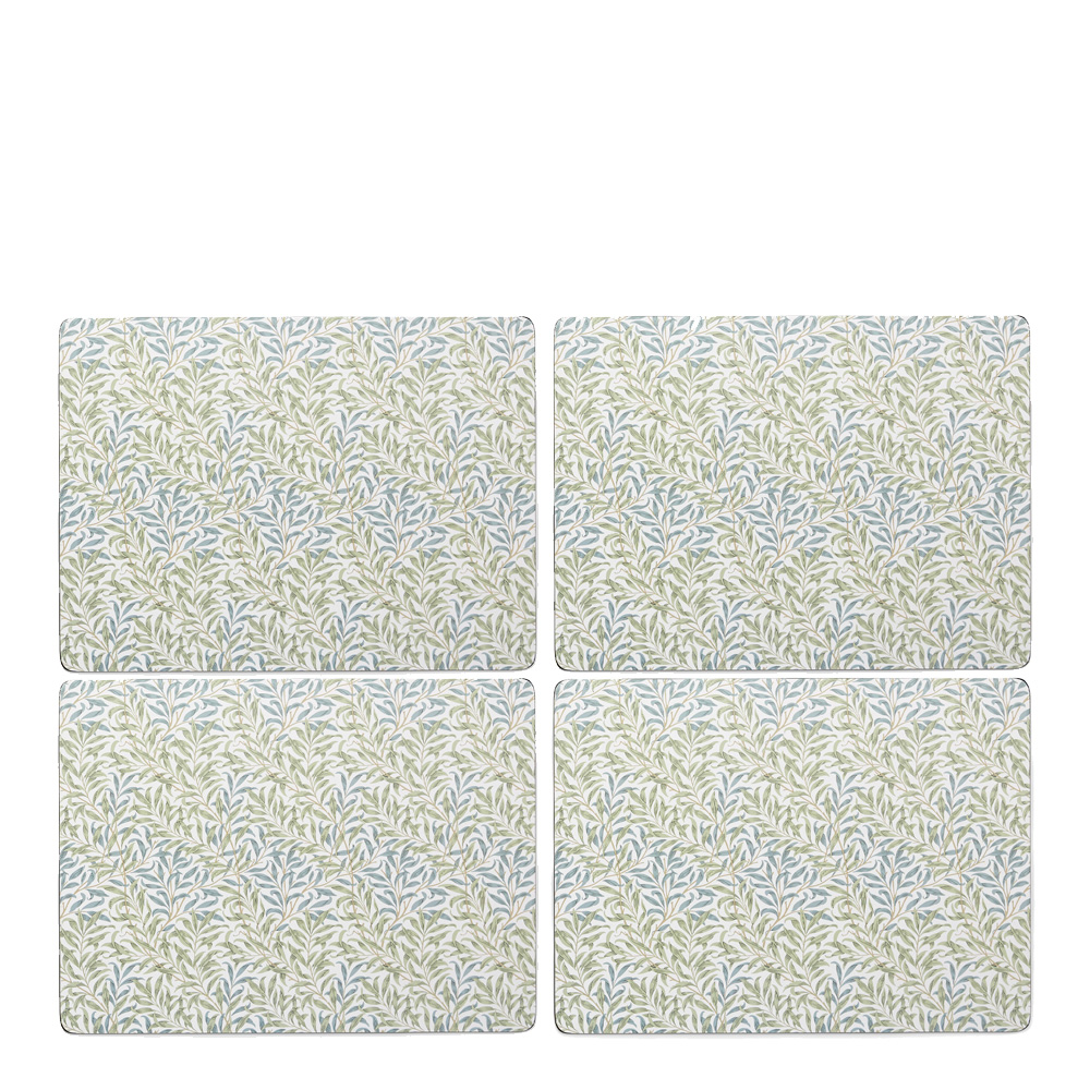 Morris & Co Bordsunderl&auml;gg Willow Bough 4-pack Flerf&auml;rgad