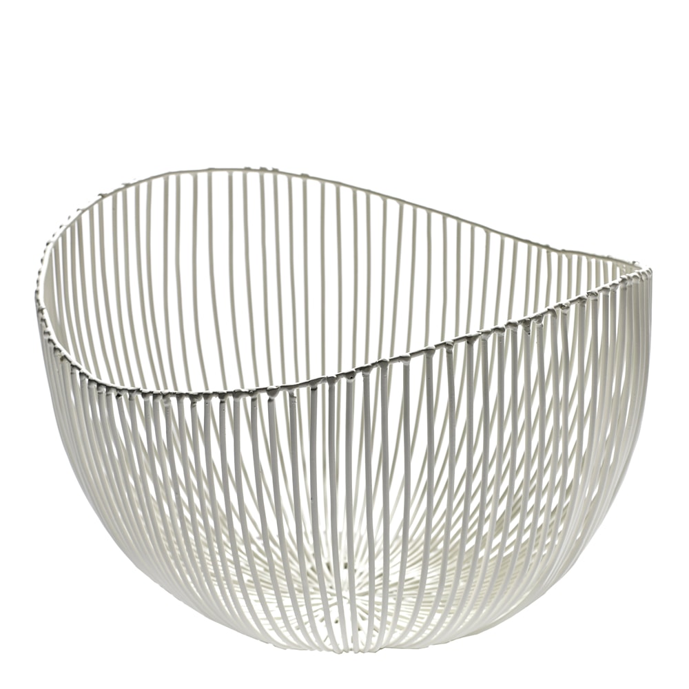 Antonino Trådkorg 31 cm Vit