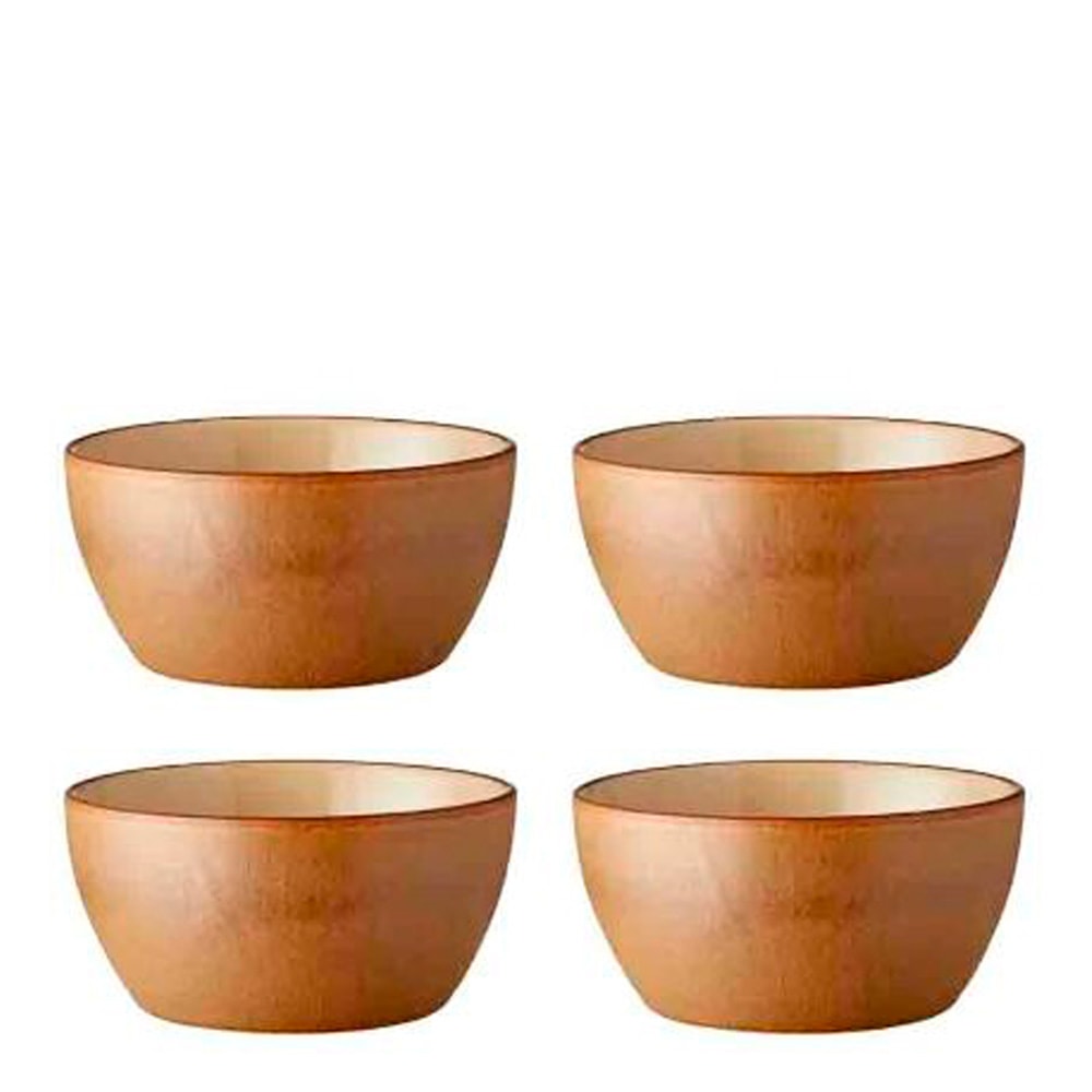 BITZ Skål 12 cm 4-pack Wood/Sand
