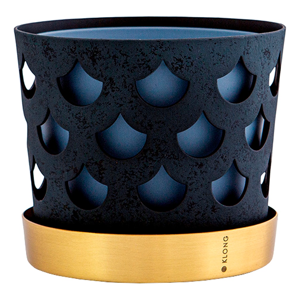 Trio Kruka Drop 12 cm Blå