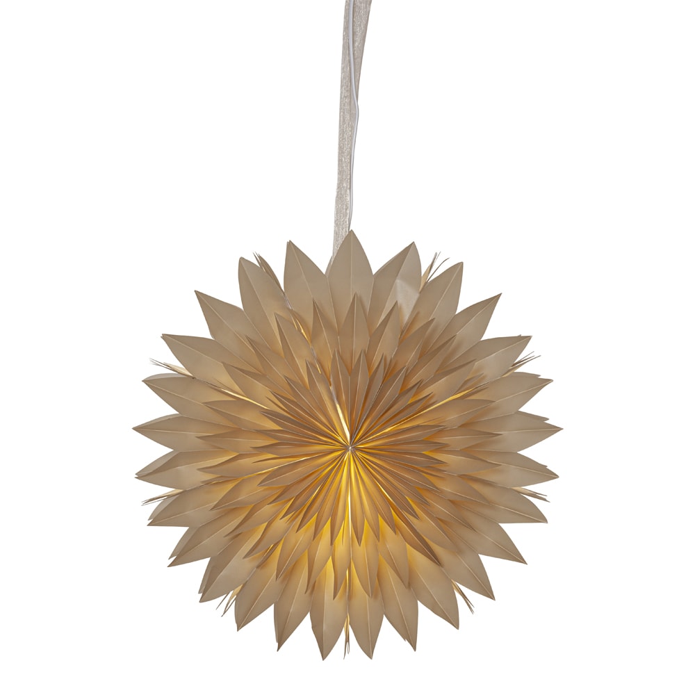 Dis Julstjärna Papper 50 cm Beige