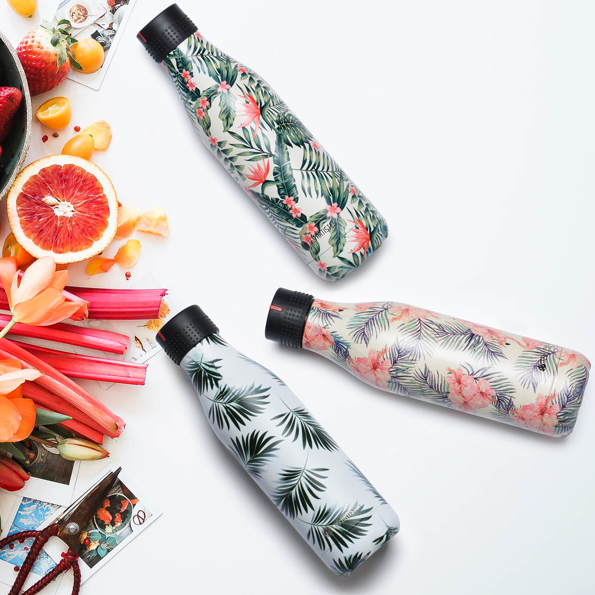 Bottle Up Termoflaska 50 cl Vit/Mörkgrön