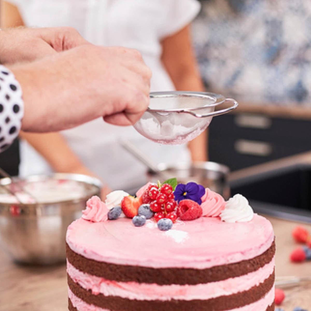 Sil finmaskig Stål 42 cm