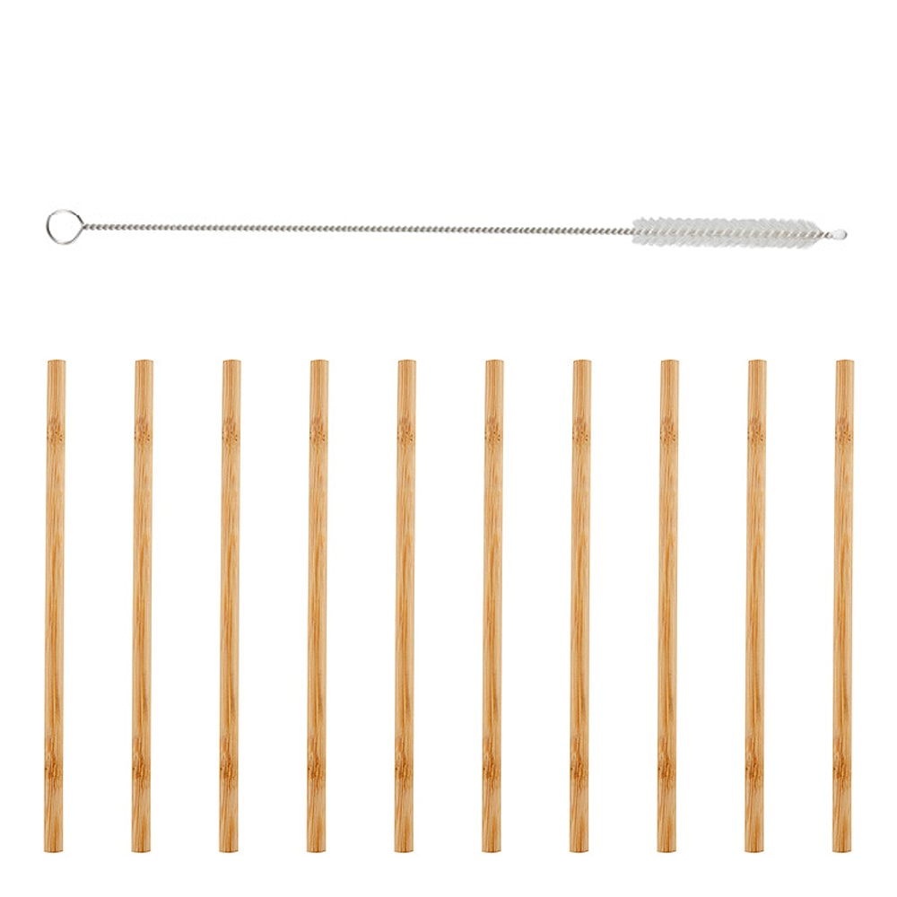 Bambi Sugrör Bambu 10-pack