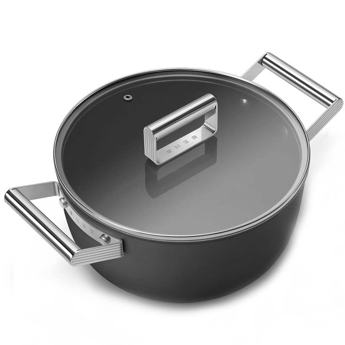 Smeg 50's Style Kastrull Lock 24 cm Svart