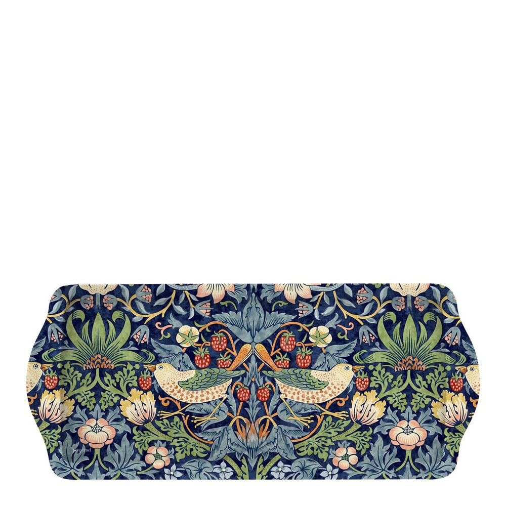 Strawberry Thief Smörgåsbricka 16,5x38,5 cm Blå