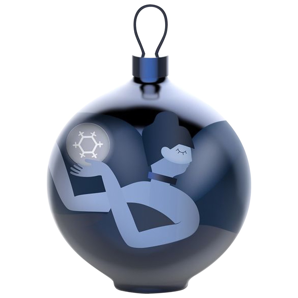 Blue Christmas Julkula Ballerina