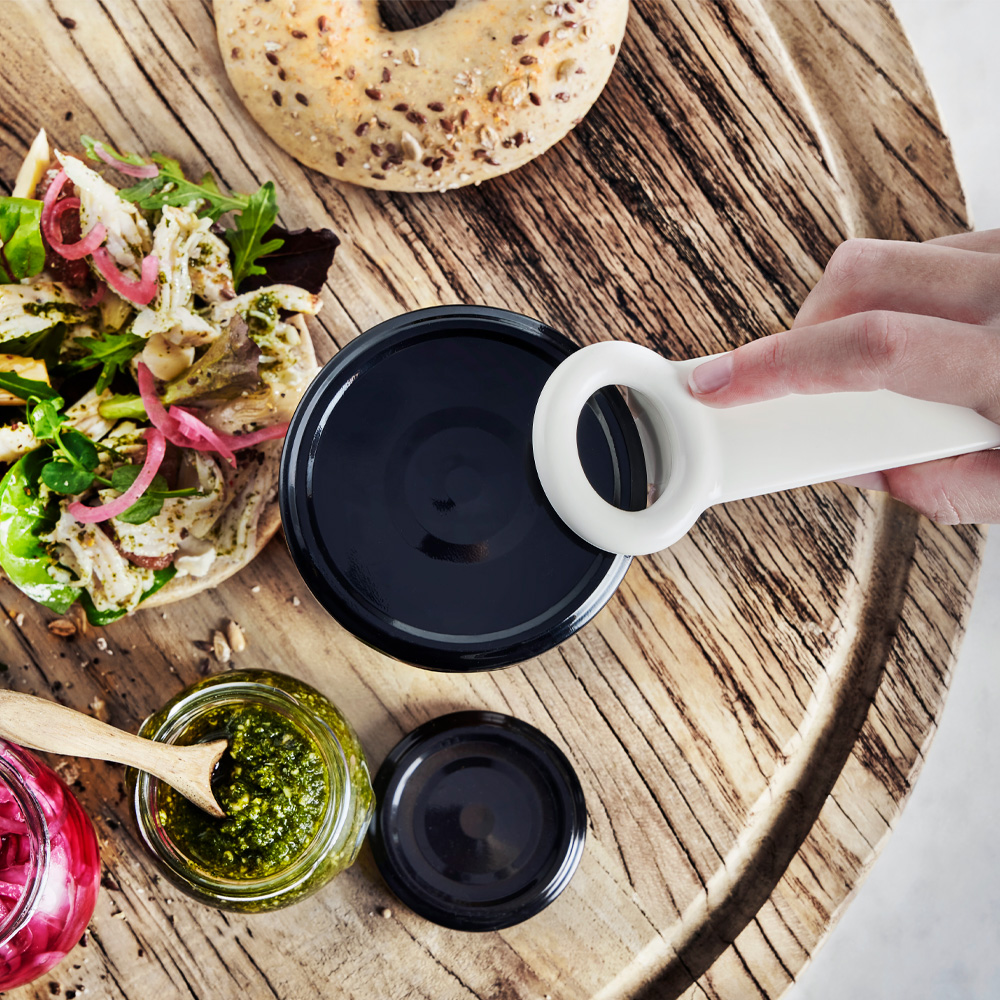 Jarkey burköppnare Vit