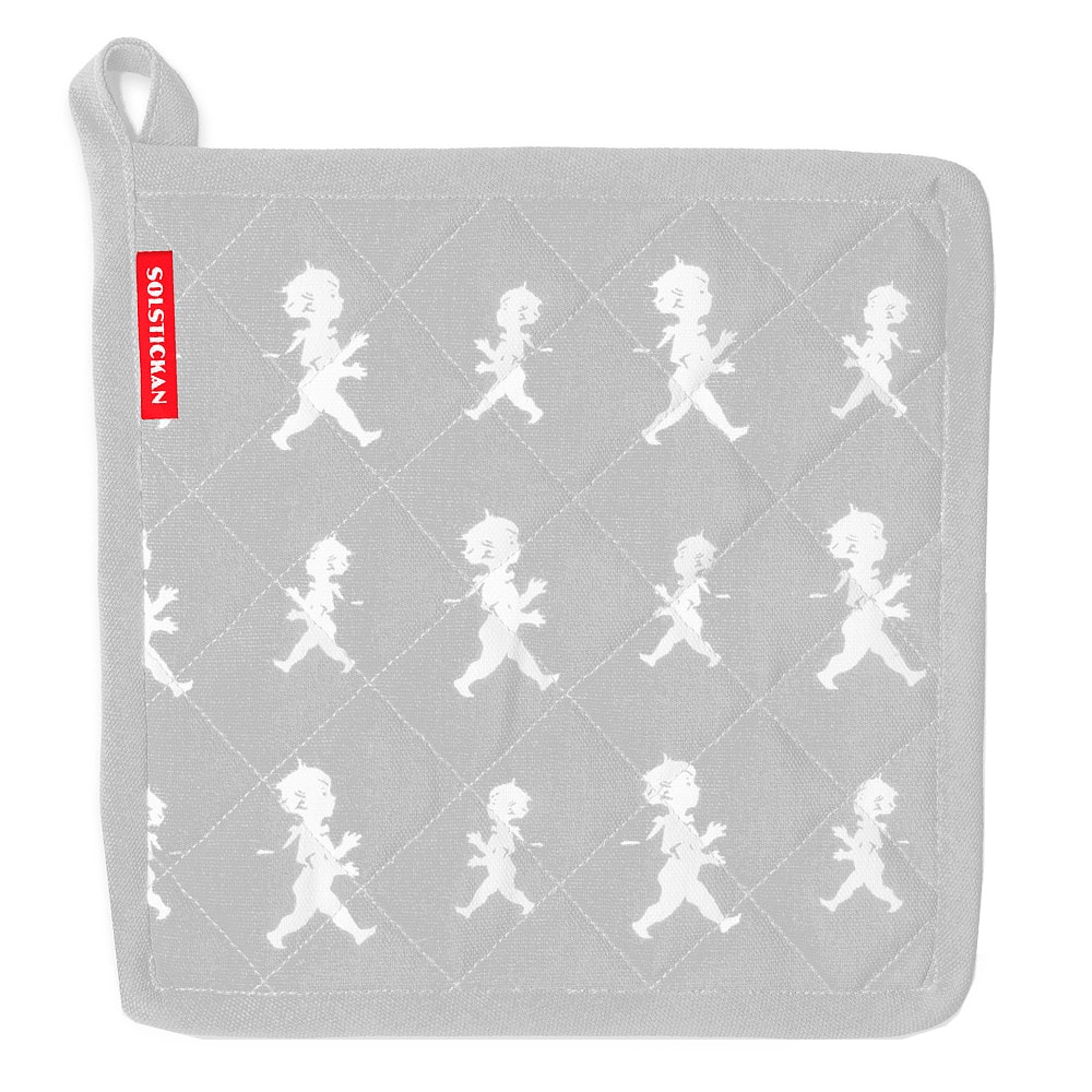 Grytlapp 22x22 cm Grå