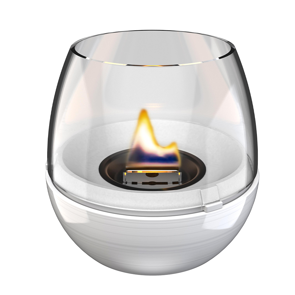 Tulip Lykta 18 cm Vit