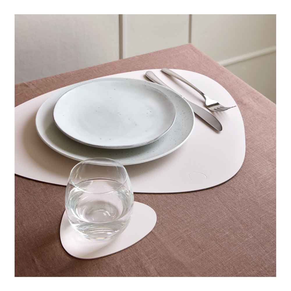 Curve Bordstablett 37x44 cm Soft Nude