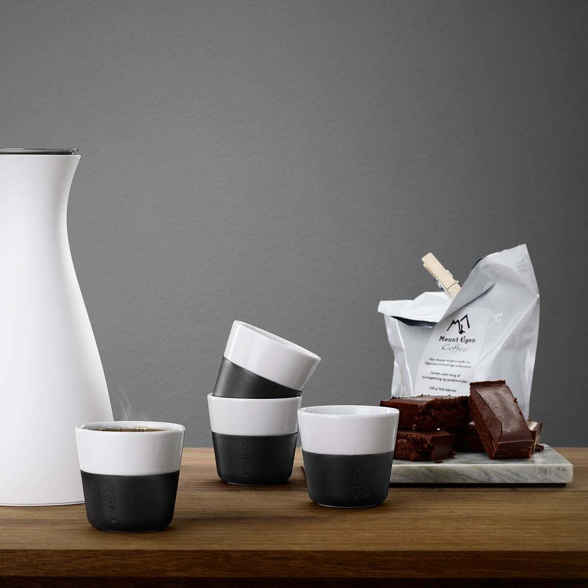 Lungomugg 23 cl 2-pack Elephant Grey