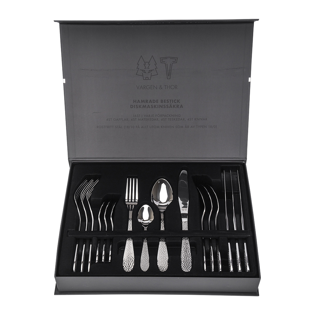 Bestickset 16-delar Gråfot Silver