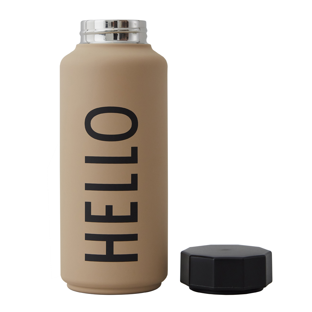 To Go Termoflaska Hello Beige