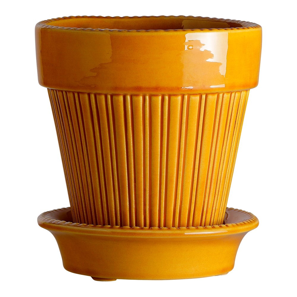 Simona Kruka/Fat 18 cm Gul amber