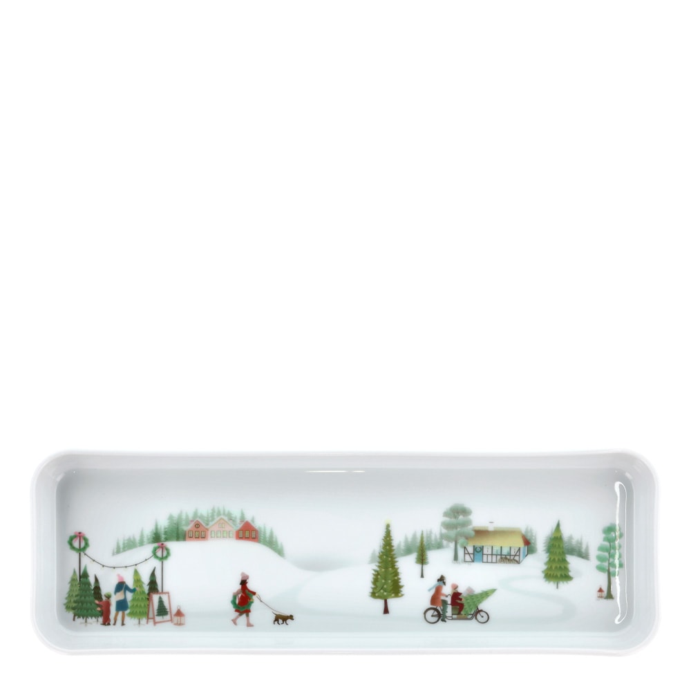 Vinter Fat 36x12 cm Vit