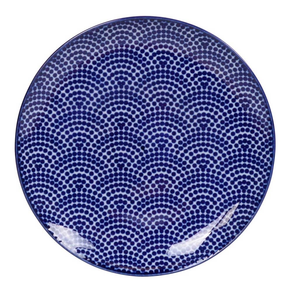 Nippon Blue Tallrik 16 cm Dots