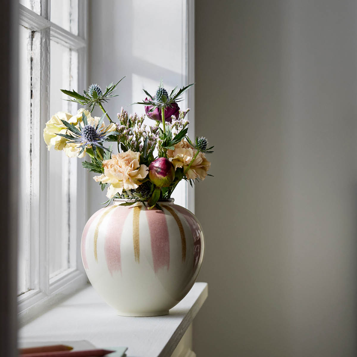 Canvas Vas 15 cm Rosa