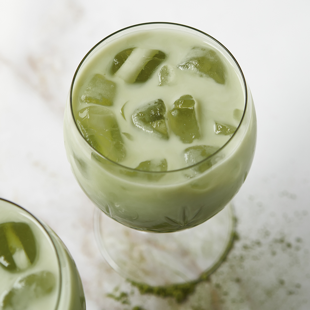 Crispy Eightball Glas på fot 55 cl 2-pack Grön