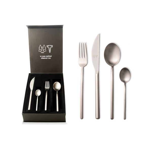Bestickset Bambini 16-delar Borstat Stål