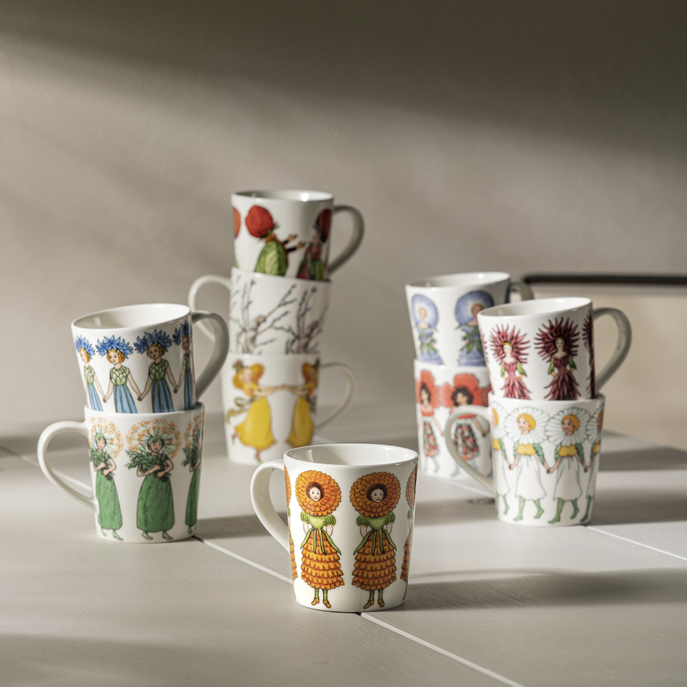 Elsa Beskow Mugg/öra 40 cl Farbror Blå