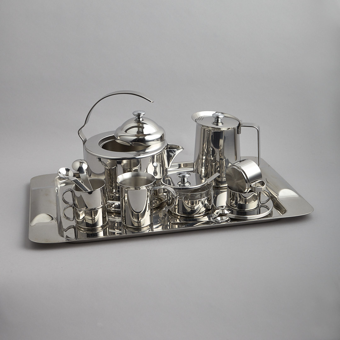 kaffeservis i rostfritt