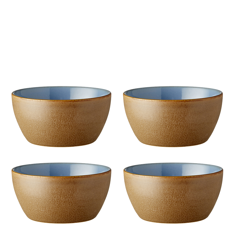 BITZ Sk&aring;l 12 cm 4-pack Wood/Ocean