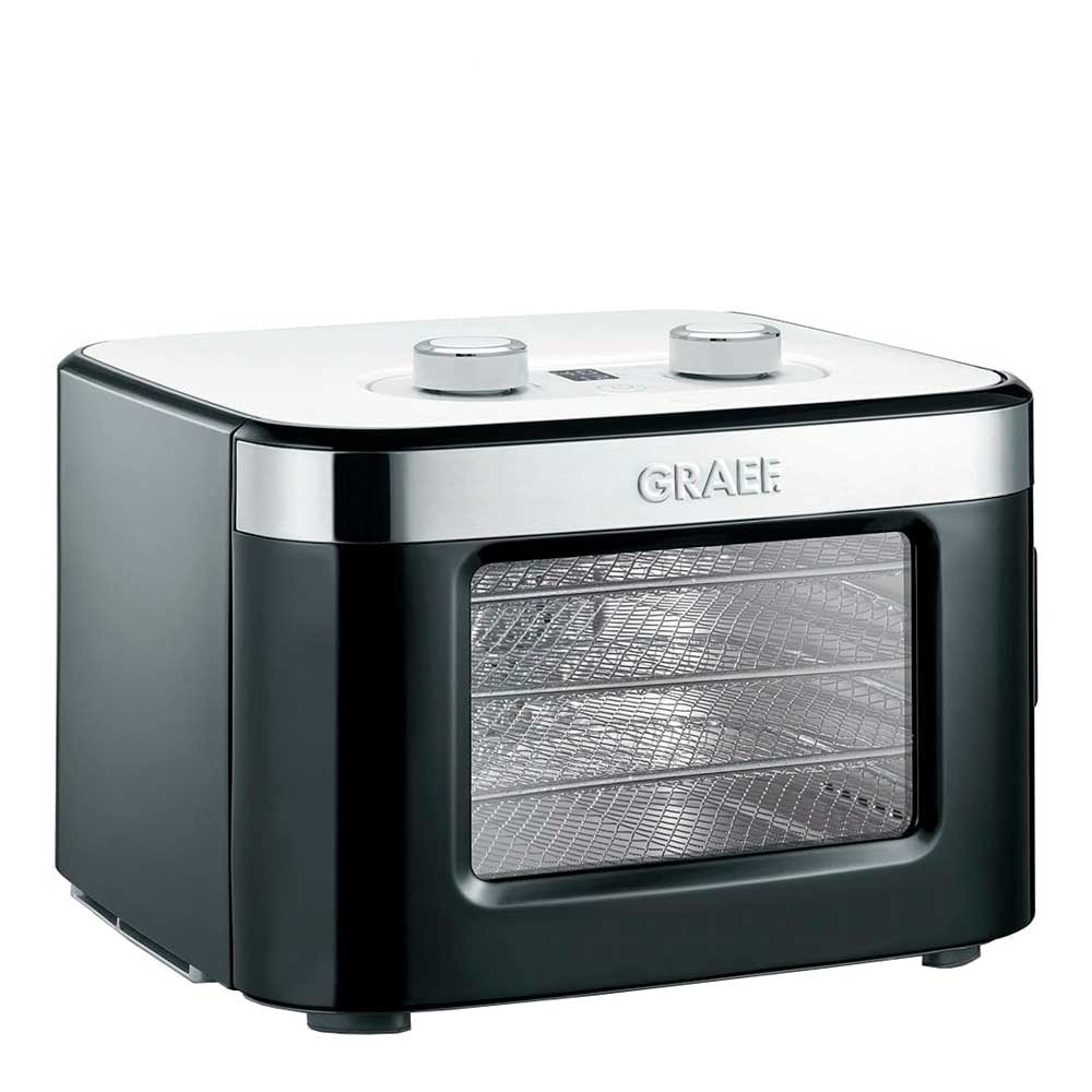 Svamptork / Frukttork mini 4 brickor 21 cm Svart/Stål