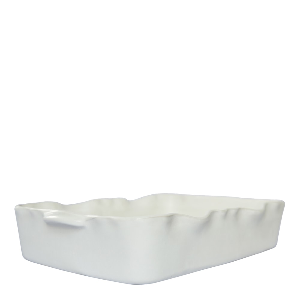 Provence Gratängform 27x18 cm Vit