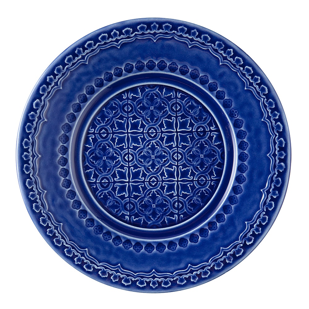 Rua Nova Tallrik flat 22 cm Indigo