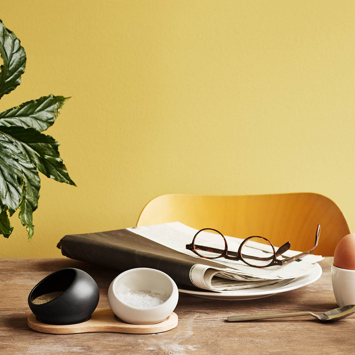 Ro Salt- Och Pepparkar H6,5 cm Vit