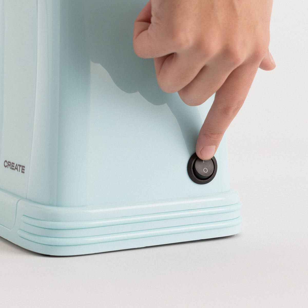 Popcorn Maker Popcornmaskin Ljusblå