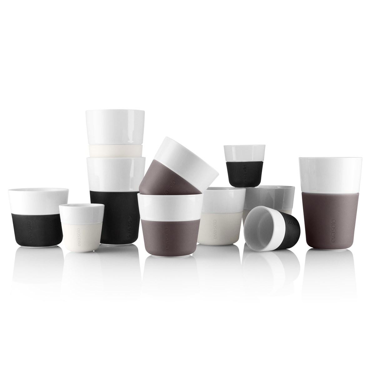 Caffe Lattemugg 36 cl 2-pack Carbon Black